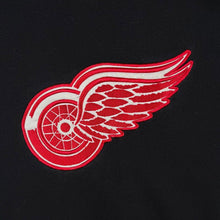 Load image into Gallery viewer, Vintage Y2K Reebok Detroit Red Wings NHL Face Off Hoodie Black Embroidered
