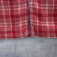 Load image into Gallery viewer, Vintage 90s TOG24 Technical Plaid Fleece Jacket Made England Red Check Polartec
