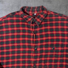 Load image into Gallery viewer, Vintage Signum Tartan Plaid Check Cotton Long Sleeve Flannel Shirt
