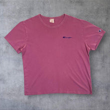 Load image into Gallery viewer, Vintage 90's Champion Classic Embroidered Mini Logo Faded Red T-Shirt
