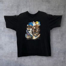 Load image into Gallery viewer, Vintage Quality Te Tile Wolf Animal Nature Wildlife Graphic T-Shirt
