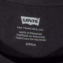 Load image into Gallery viewer, Levi's Classic Red Tab Mini Logo Black Cotton Short Sleeve T-Shirt

