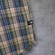 Load image into Gallery viewer, The North Face Mens XL Plaid Check Short Sleeve Shirt Hiking Outdoor TNF
