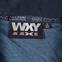 Load image into Gallery viewer, Early 00's WXY "Gang Control" Y2K Hip Hop Graphic Blue Polyester Shirt
