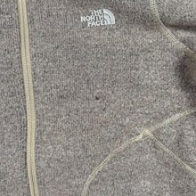 Load image into Gallery viewer, The North Face A8NE Womens M Grey Orange Wool Fleece Lined Hooded Jacket F13
