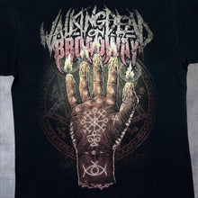Load image into Gallery viewer, Walking Dead On Broadway Graphic Spellout Deathcore Heavy Metal Band T-Shirt

