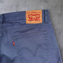 Load image into Gallery viewer, Levis 514 Straight Fit Jeans Mens W36 L32 Slate Blue Cotton Twill Trousers
