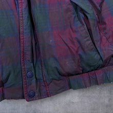 Load image into Gallery viewer, Vintage 90s Tommy Hilfiger Reversible Down Puffer Jacket XL Plaid Colour Block
