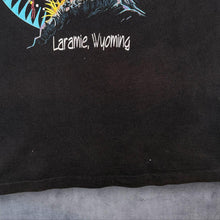 Load image into Gallery viewer, Vintage 90s Laramie Wyoming T Shirt M Cowboy Bronco Western Single Stitch USA
