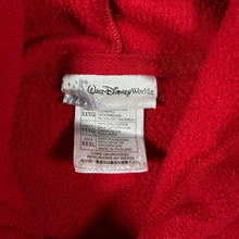 Load image into Gallery viewer, Vintage Walt Disney World Winnie The Pooh Embroidered Red Fleece Hoodie
