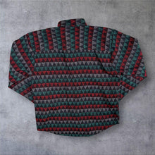 Load image into Gallery viewer, Vintage 90s RAM Wool Blend Shirt M Aztec Geometric Flannel Made Portugal
