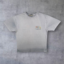 Load image into Gallery viewer, Vintage Weird Fish Superhero Cartoon Graphic Faded Grey Cotton T-Shirt
