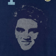 Load image into Gallery viewer, Superdry Ringspun Allstars Elvis Presley T Shirt L M Navy Ringer Graphic Tee
