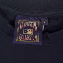 Load image into Gallery viewer, Early 00's MLB Cooperstown Collection New York Yankees Baseball Embroidered Navy Blue T-Shirt
