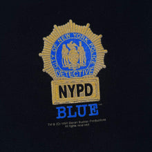 Load image into Gallery viewer, Vintage 1994 NYPD Blue TV Promo T Shirt XL Fruit Of The Loom Steven Bochco 90s
