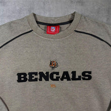 Load image into Gallery viewer, NFL Cincinnati Bengals Football Embroidered Logo Grey-Brown Sweatshirt
