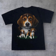 Load image into Gallery viewer, Early 00’s Metal Rock Beagle Dog Pet Puppy Animal Graphic T-Shirt
