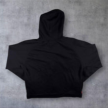 Load image into Gallery viewer, Early 00's Reebok Embroidered Mini Logo Classic Black Zip Hoodie
