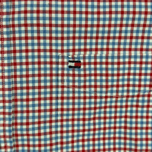 Load image into Gallery viewer, Tommy Hilfiger Blue Red White Check Long Sleeve Button-Down Cotton Shirt
