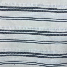 Load image into Gallery viewer, Vintage 90's Prairie Cream Grey Patterned Striped Short Sleeve Flannel Shirt
