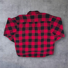 Load image into Gallery viewer, Vintage Field &amp; Stream XXL Red Black Buffalo Plaid Heavy Flannel Lumberjack Shirt
