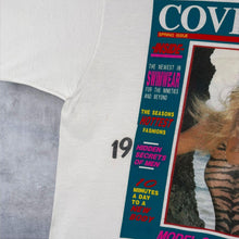 Load image into Gallery viewer, Vintage 1992 Harrahs Las Vegas Cover Girl T Shirt M Screen Stars Casino 90s
