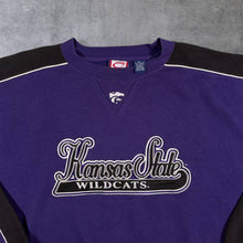 Load image into Gallery viewer, Vintage Y2K Kansas State Wildcats Sweatshirt 2XL Purple Cadre Athletic NCAA KSU
