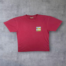 Load image into Gallery viewer, Early 00's Weird Fish "Billy The Squid" Cartoon Graphic Faded Red Cotton T-Shirt
