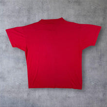 Load image into Gallery viewer, Vintage 80s Red Pocket T Shirt Single Stitch Blank Tee Large Medium USA
