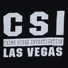 Load image into Gallery viewer, CSI Las Vegas “Crime Scene Investigation” Novelty Souvenir Spellout Graphic T-Shirt

