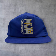 Load image into Gallery viewer, Vintage 90s Diamond Ice Blue Snapback Cap Graphic Trucker Hat Retro One Size
