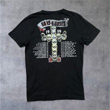 Load image into Gallery viewer, Guns N Roses Graphic Logo Spellout Hard Rock Glam Metal Band  T-Shirt
