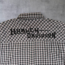 Load image into Gallery viewer, Harley Davidson Genuine MotorClothes Shirt XL Check Embroidered Biker Motorcycle

