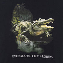 Load image into Gallery viewer, Everglades City, Florida USA Tourist Crocodile Wildlife Graphic Black T-Shirt
