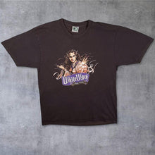 Load image into Gallery viewer, Vintage Wychwood Brewery "White Wych" Fantasy Art Graphic Faded Black Cotton T-Shirt
