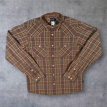 Load image into Gallery viewer, Patagonia Long Sleeved Good Shirt Mens M Brown Plaid Organic Cotton 52251 Western
