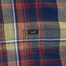 Load image into Gallery viewer, Lee Classic Multi Plaid Check Long Sleeve Button-Up Cotton Shirt
