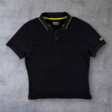 Load image into Gallery viewer, Barbour International Classic Basic Black Short Sleeve Cotton Polo Shirt
