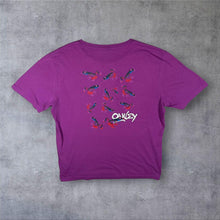 Load image into Gallery viewer, Oakley "Regular Fit" Skater Gorpcore Purple Cotton Short Sleeve T-Shirt

