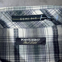 Load image into Gallery viewer, Point Zero Black Label Western Plaid Check Popper Cotton Long Sleeve Shirt
