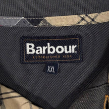 Load image into Gallery viewer, Barbour Mens Polo Shirt XXL XL Grey Faded Tartan Trim Cotton Pique Logo 2XL
