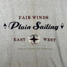 Load image into Gallery viewer, Vintage 90's Concept Man "Plain Sailing" Nautical Graphic Grey Raglan T-Shirt
