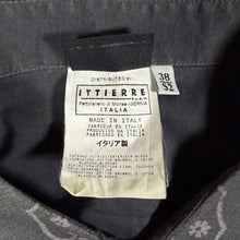 Load image into Gallery viewer, Vintage Y2K D&amp;G Dolce Gabbana Shirt 52 L XL Baroque Floral Grey Made Italy
