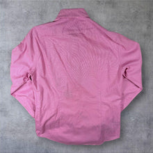 Load image into Gallery viewer, Calvin Klein "Fitted" Pink Patterned Long Sleeve Cotton Dress Shirt
