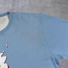 Load image into Gallery viewer, Early 00's Umbro England Football Spellout Graphic Cotton Blue T-Shirt
