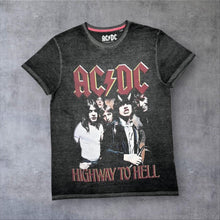 Load image into Gallery viewer, AC/DC "Highway To Hell" Lightweight Distressed Effect Hard Rock Band T-Shirt

