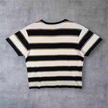 Load image into Gallery viewer, Levi's "Relaxed" Embroidered Mini Box Logo Striped Short Sleeve Cotton T-Shirt
