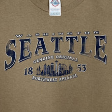 Load image into Gallery viewer, Delta Seattle “Washington” USA Souvenir Spellout Graphic T-Shirt
