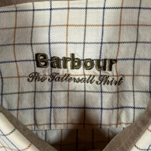 Load image into Gallery viewer, Barbour The Tattersall Shirt Mens XL Cream Check Country Hunting Long Sleeve
