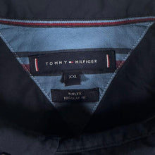 Load image into Gallery viewer, Tommy Hilfiger TH Flex Shirt Mens XXL 2XL Navy Regular Fit Button Down
